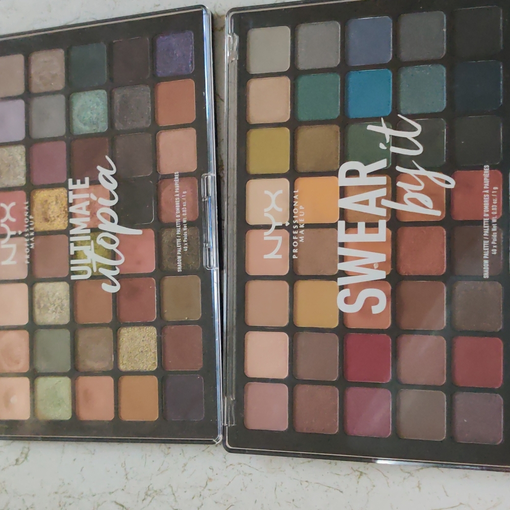 nyx eyeshadow Palette x2